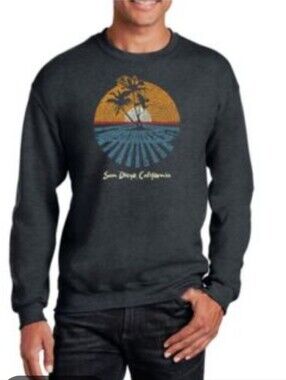 La Pop Art San Diego California Graphic Sweatshirt NWT Size Xlarge